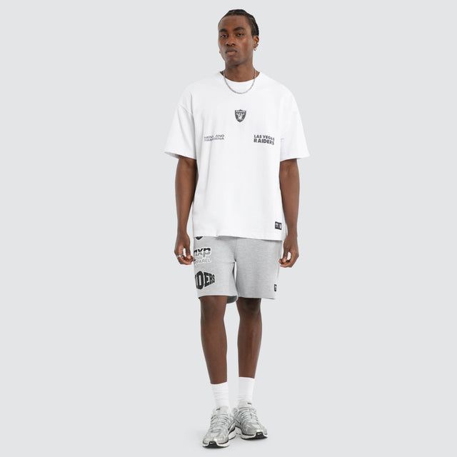 Las Vegas Raiders NFL Loopback Raptor Tee Optical White