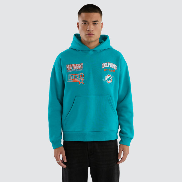 Miami Dolphins NFL Surround Hoodie Aqua