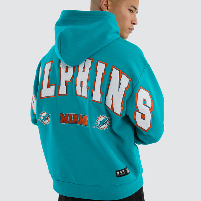 Miami Dolphins NFL Surround Hoodie Aqua