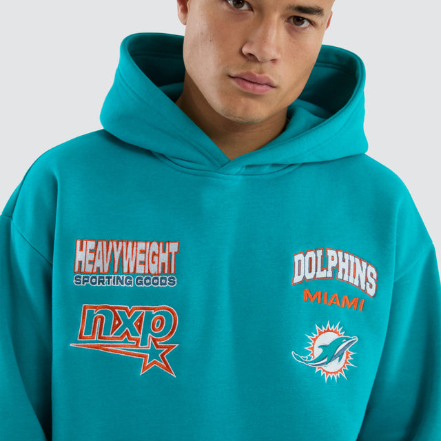 Miami Dolphins NFL Surround Hoodie Aqua