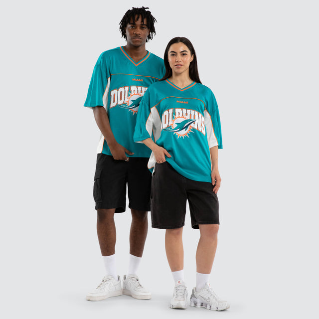 Miami Dolphins NFL Field Tee Aqua