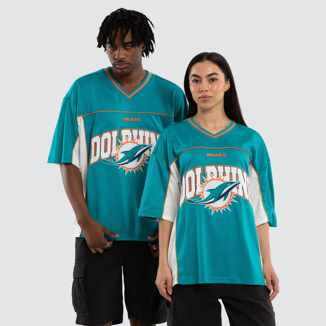Miami Dolphins NFL Field Tee Aqua