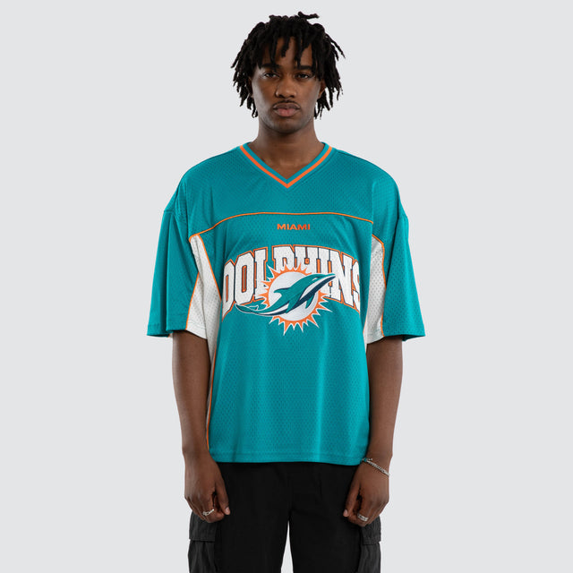 Miami Dolphins NFL Field Tee Aqua