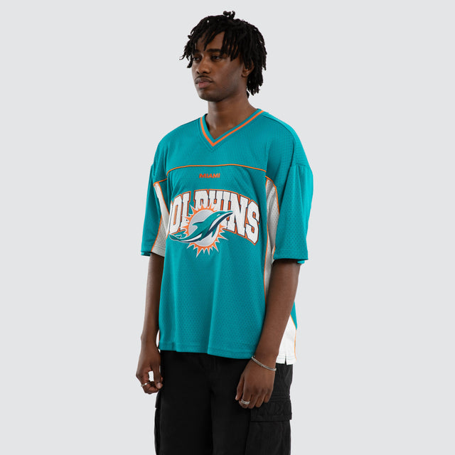 Miami Dolphins NFL Field Tee Aqua