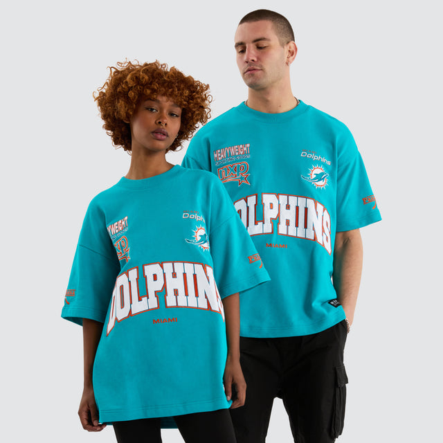 Miami Dolphins NFL Loopback Raptor Tee Aqua