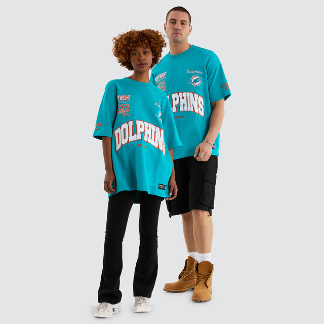 Miami Dolphins NFL Loopback Raptor Tee Aqua