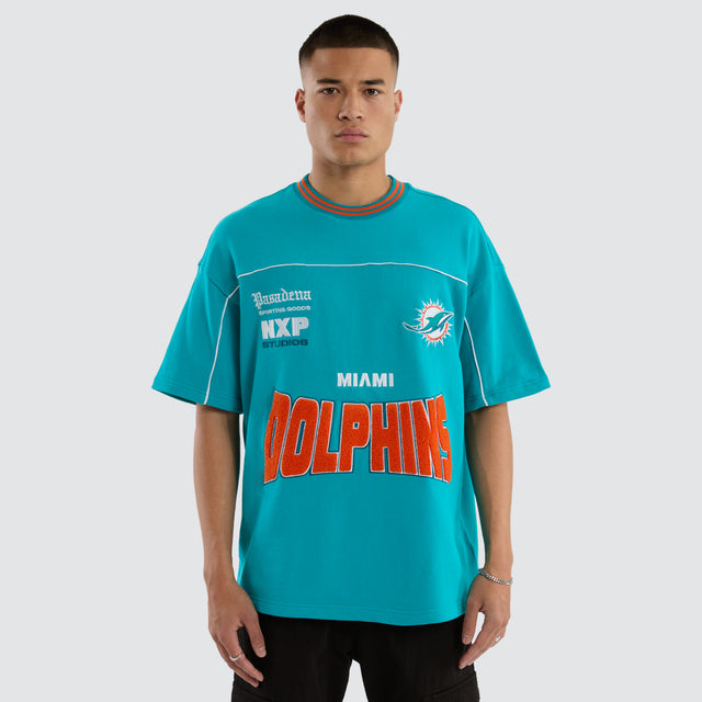Miami Dolphins NFL Zone Tee Aqua