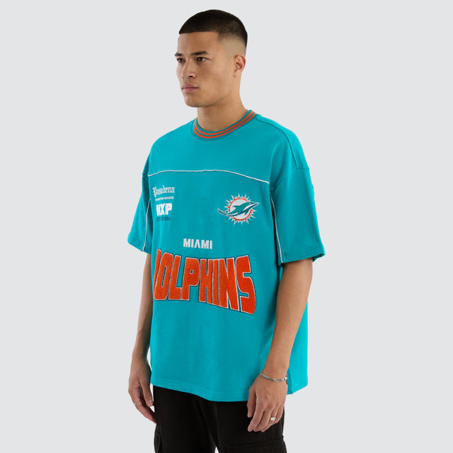 Miami Dolphins NFL Zone Tee Aqua