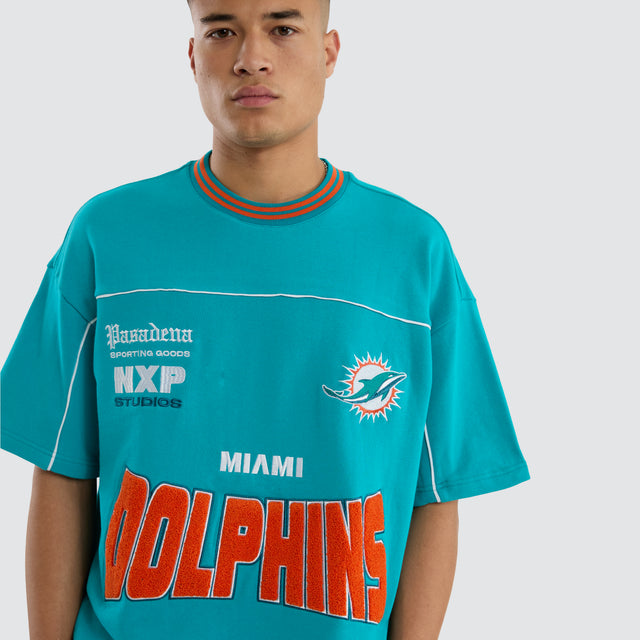 Miami Dolphins NFL Zone Tee Aqua