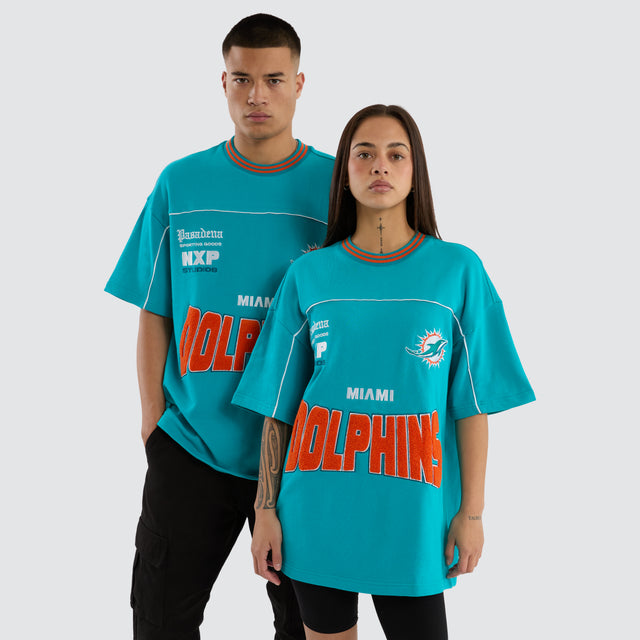 Miami Dolphins NFL Zone Tee Aqua