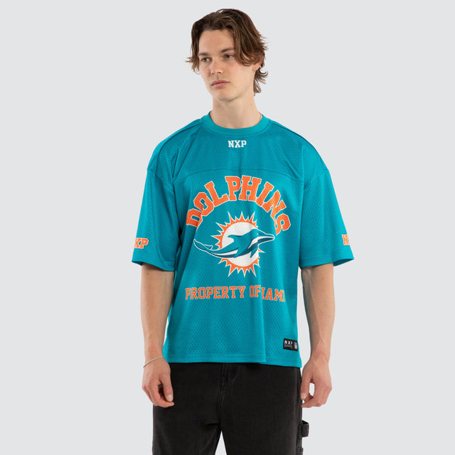 Miami Dolphins NFL Property Tee Aqua