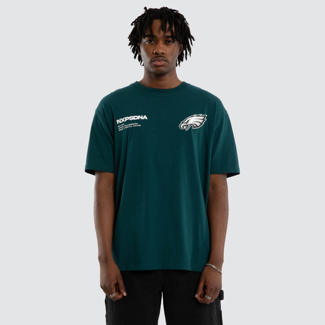 Philadelphia Eagles NFL Driven Tee Midnight Green