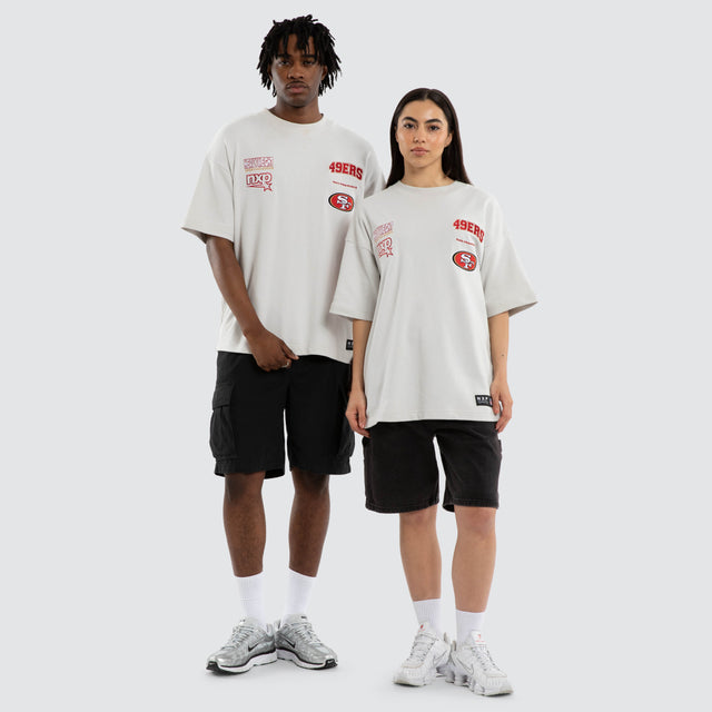 San Francisco 49ers NFL Surround Tee Glacier Grey