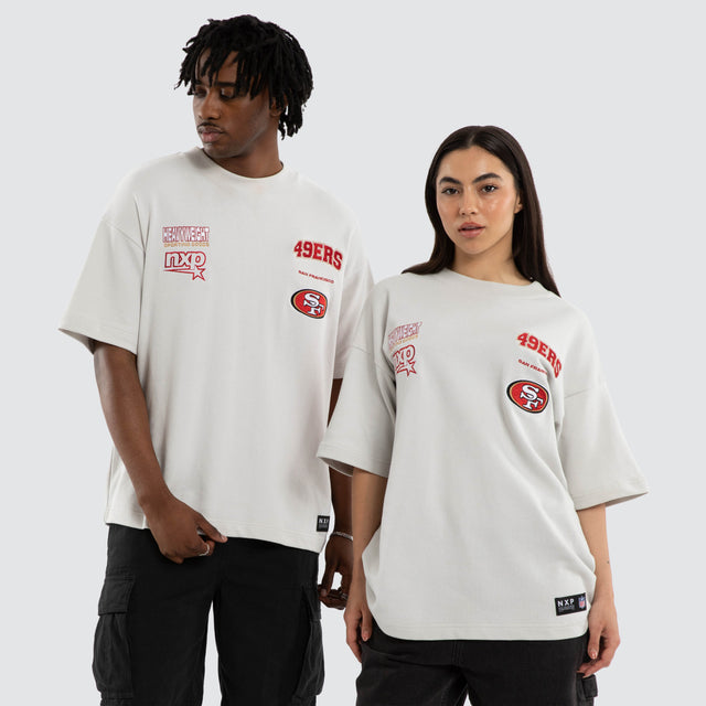 San Francisco 49ers NFL Surround Tee Glacier Grey