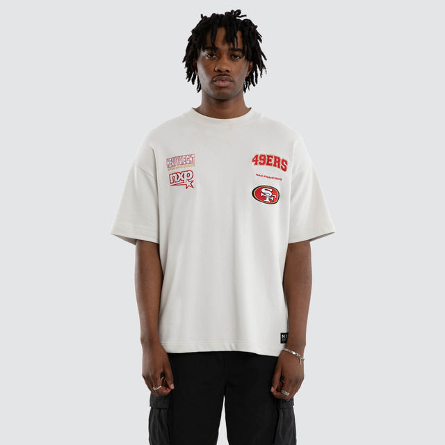 San Francisco 49ers NFL Surround Tee Glacier Grey