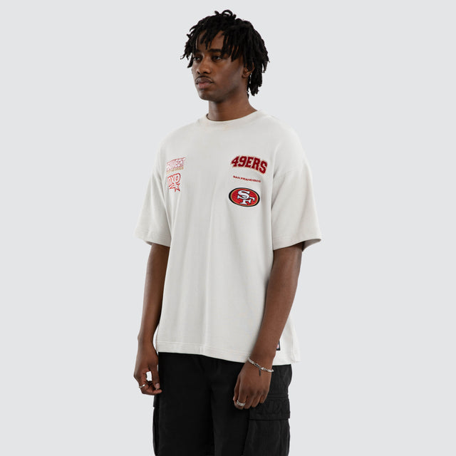San Francisco 49ers NFL Surround Tee Glacier Grey