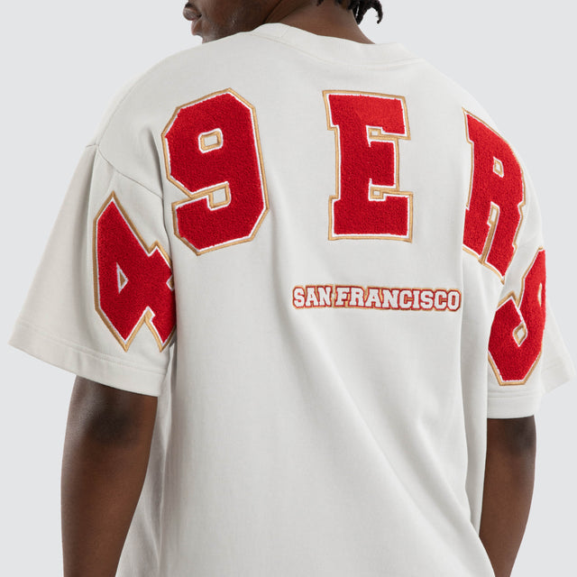 San Francisco 49ers NFL Surround Tee Glacier Grey