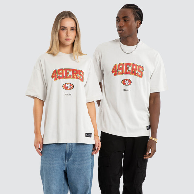 San Francisco 49ers NFL Athletic Tee Glacier Grey