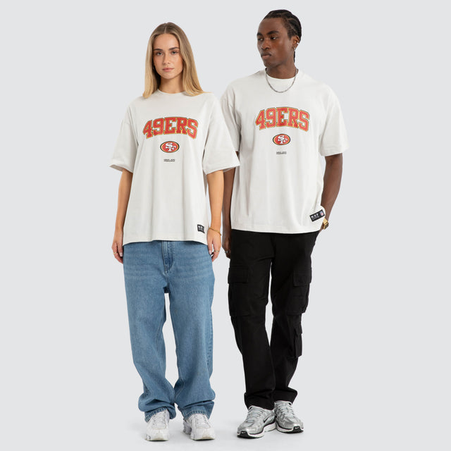 San Francisco 49ers NFL Athletic Tee Glacier Grey