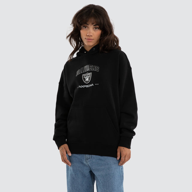 Las Vegas Raiders NFL Relaxed Hoodie Jet Black