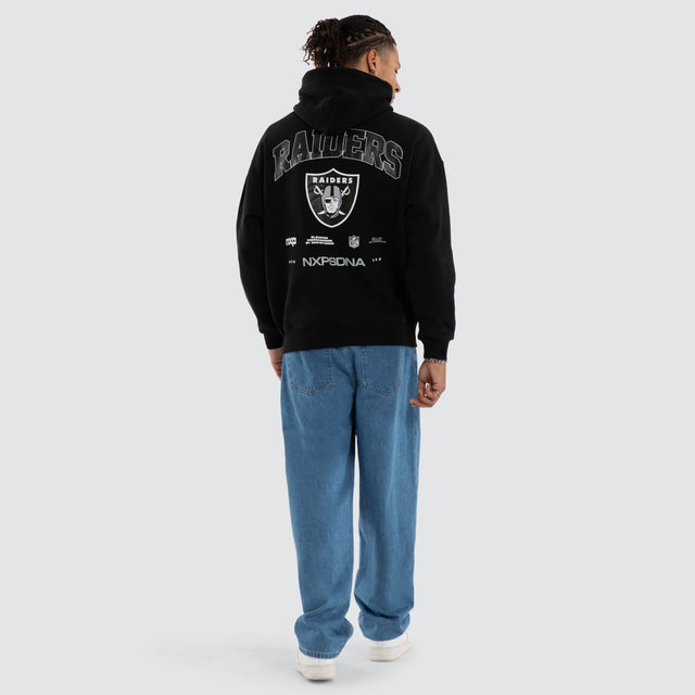 Las Vegas Raiders NFL Relaxed Hoodie Jet Black