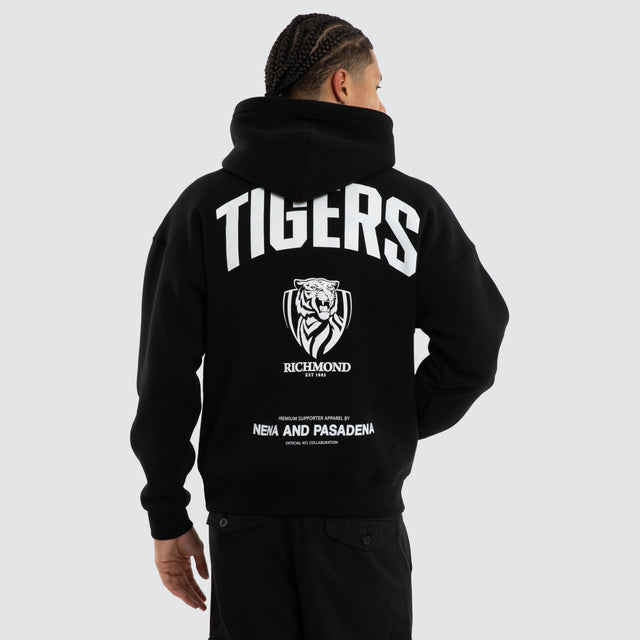 Richmond Tigers AFL Champions Box Hoodie Jet Black