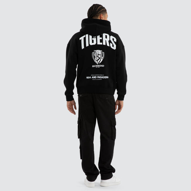 Richmond Tigers AFL Champions Box Hoodie Jet Black