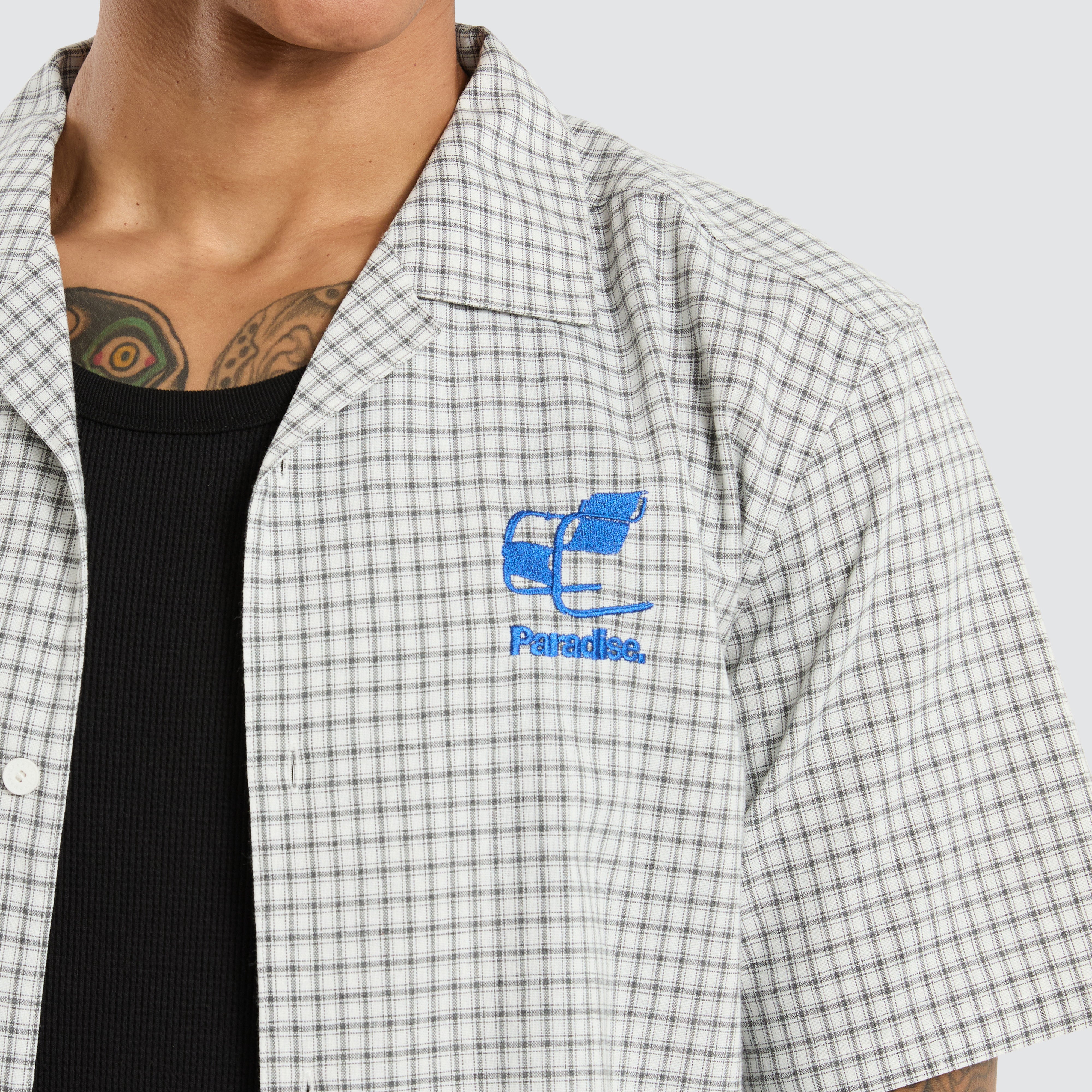 トップス The Madshop Resort shirt(Navy check) The Madshop Resort shirt(Navy check) - メルカリ