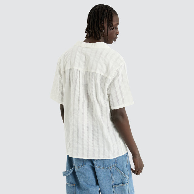 Breeze Resort Crop Shirt Off White