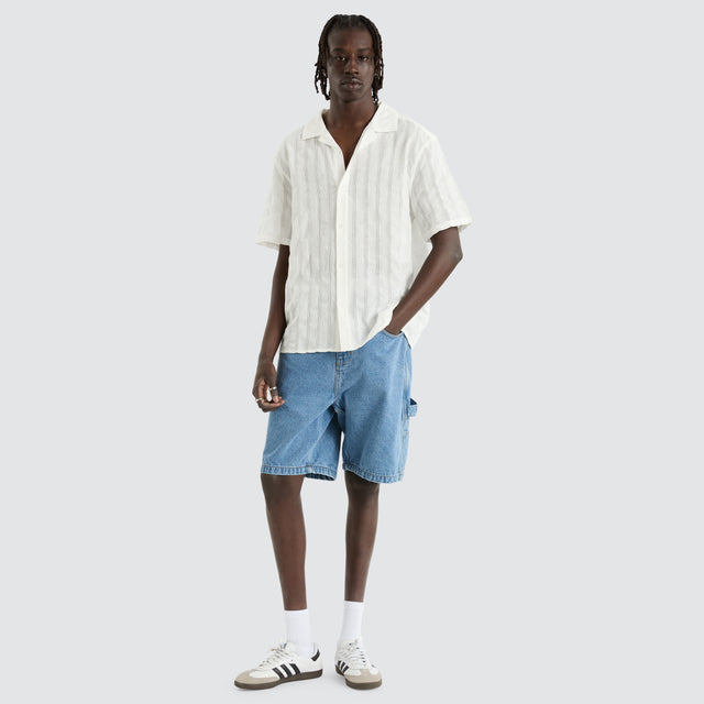 Breeze Resort Crop Shirt Off White