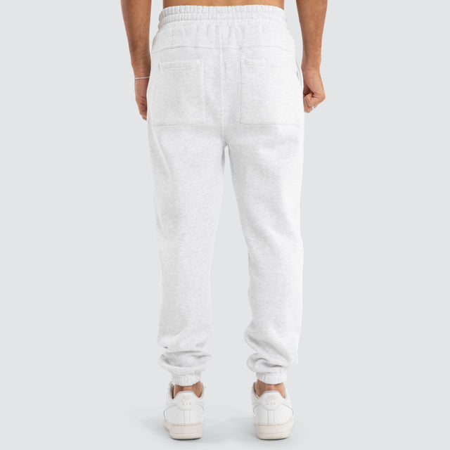 model wears Merch Tracksuit Pant Snow Marle Trackpants Grey - image 5
