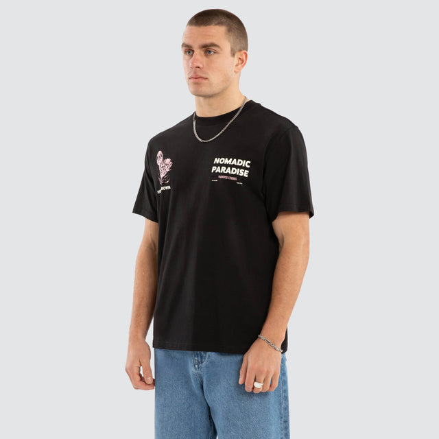 Bask Classic Tee Jet Black