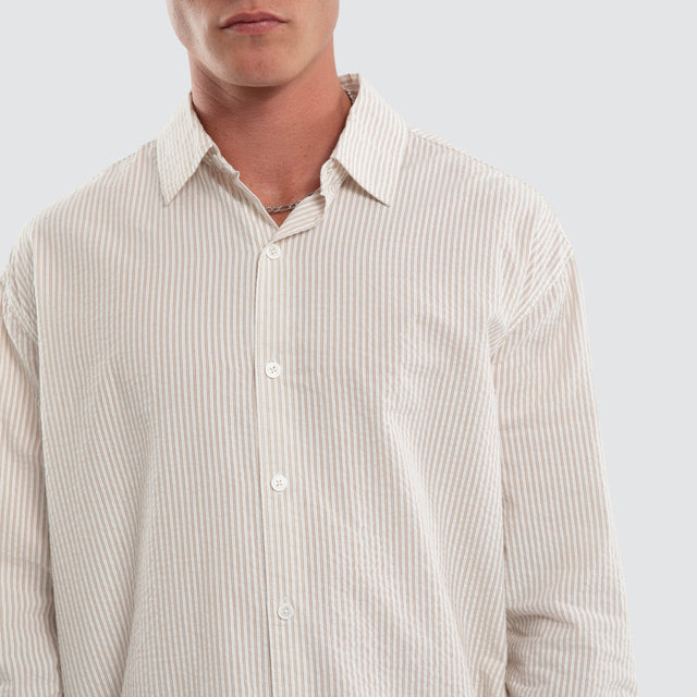 Dunewave Long Sleeve Shirt Sand Stripe