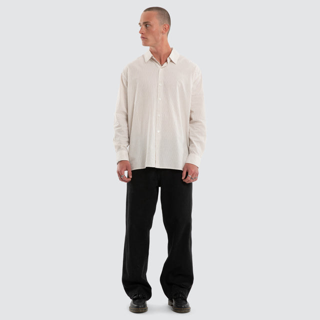 Dunewave Long Sleeve Shirt Sand Stripe