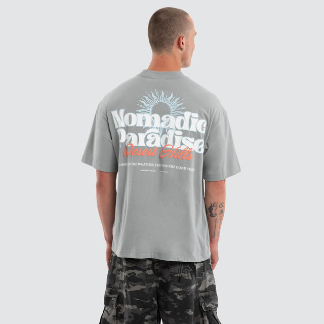 Weatherman Street Tee Neutral Grey