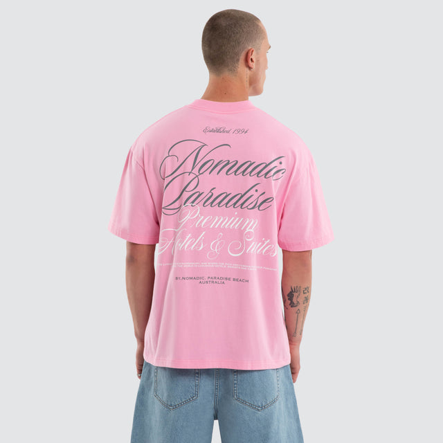 Suites Street Tee in Pink