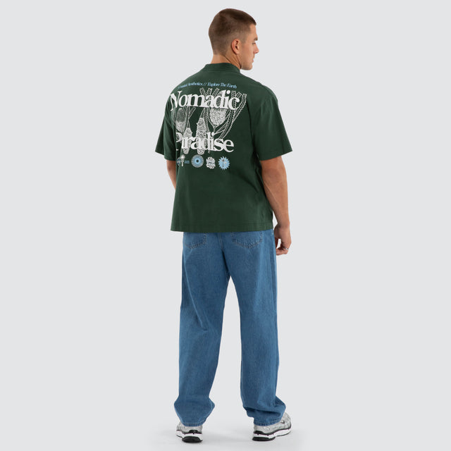 Model wears Seafoam Street Tee Sycamore T-Shirts Green – image 5