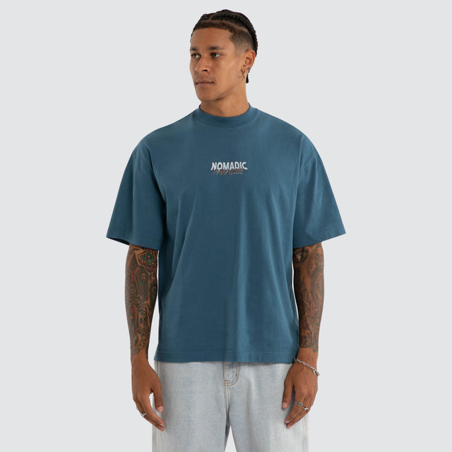 Mainland Street Tee Real Teal