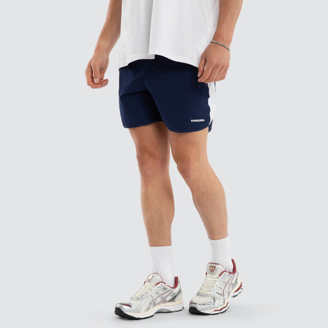 Model wears Cleary Sport Short Navy Shorts Navy – image 1