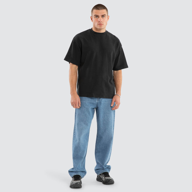 Elijah Textured Street Tee Anthracite