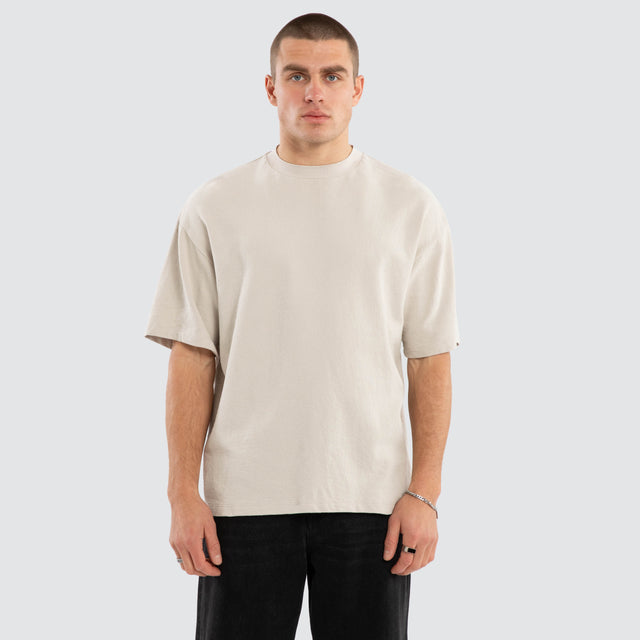 Elijah Textured Street Tee Concrete
