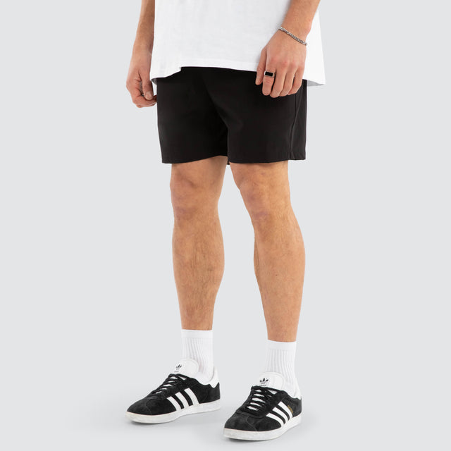 Amaretto Swim Short Jet Black