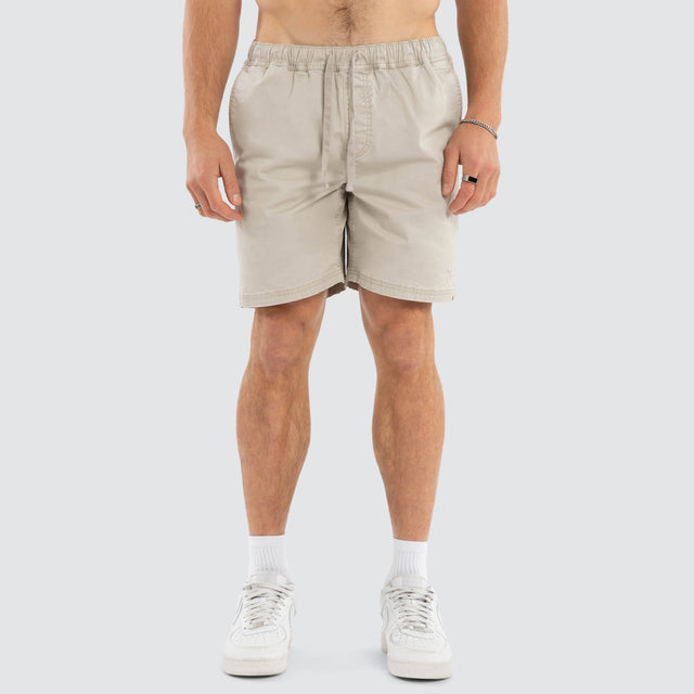 Raphael Stretch Walkshort Natural White