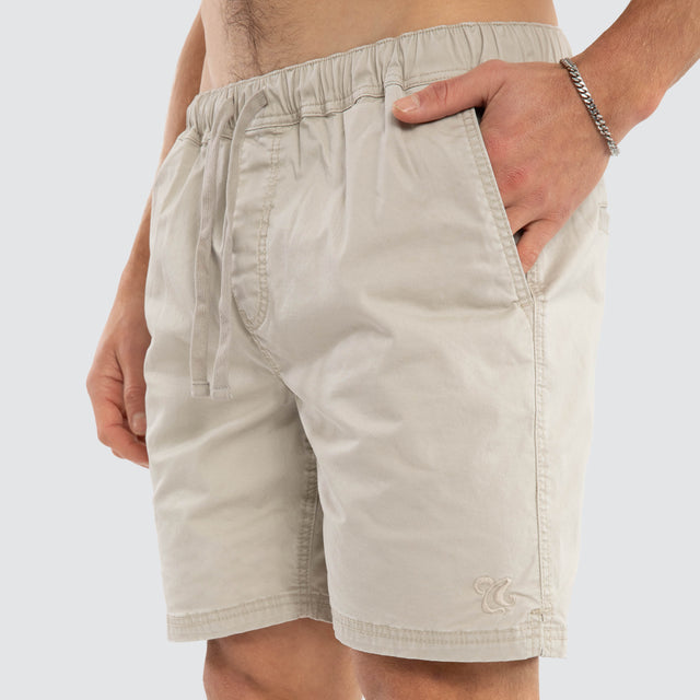 Raphael Stretch Walkshort Natural White