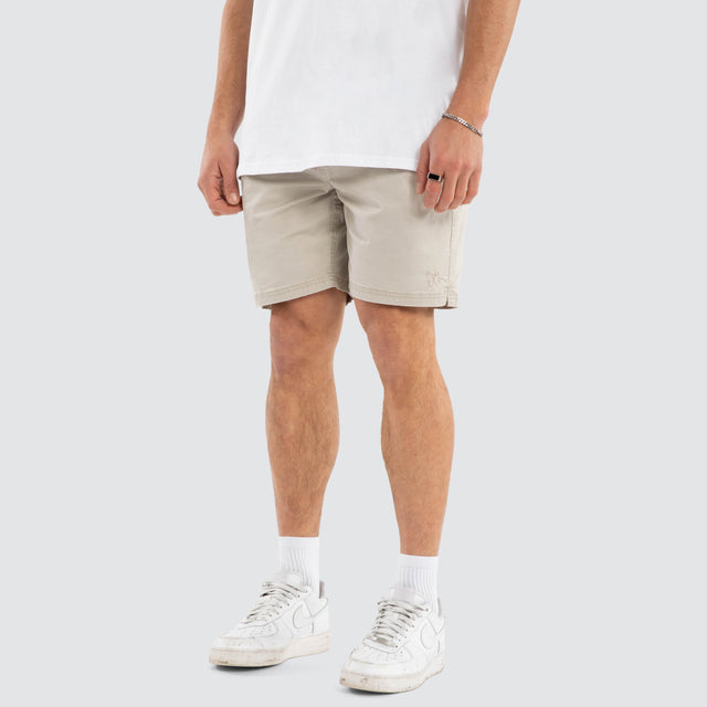 Raphael Stretch Walkshort Natural White