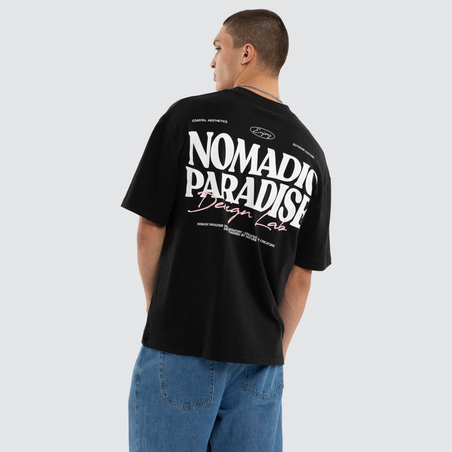 Hollow Street Tee Jet Black