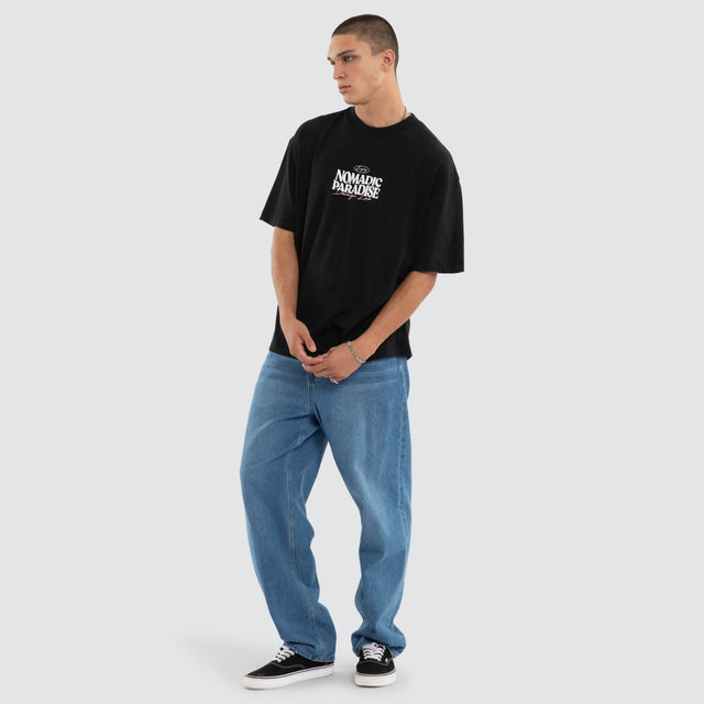 Hollow Street Tee Jet Black