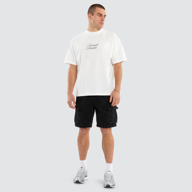 Passage Street Tee Natural White