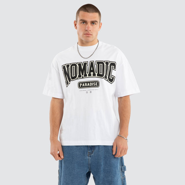 Haramosh Street Tee Optical White