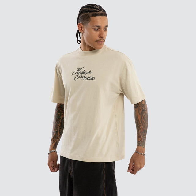 Palm Street Tee Oatmeal